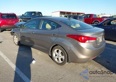 2012 Hyundai Elantra Gls z USA, uszkodzony, nr VIN 5NPDH4AE1CH126144
